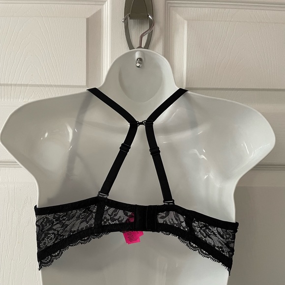 La SENZA BEYOND SEXY Bra Padded Lacy Push-Up Strappy Size 34DD - Picture 12 of 15